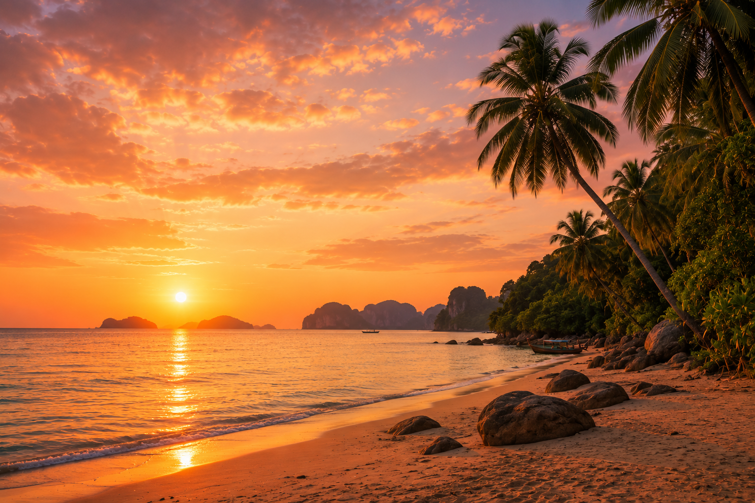 Atardecer Tailandia